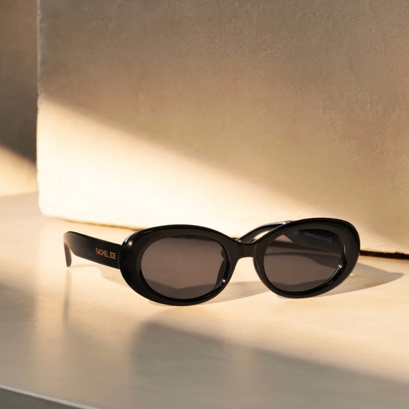 Rachel Zoe Penelope Sunglasses Black - New with case - Picture 2 of 5